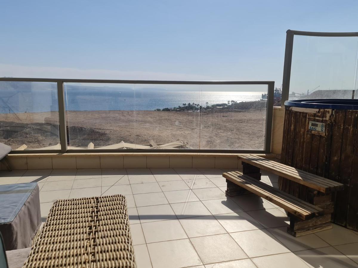 Top-Luxury Exclusive Аpt With Jacuzzi In Front Of The Sea إيلات المظهر الخارجي الصورة